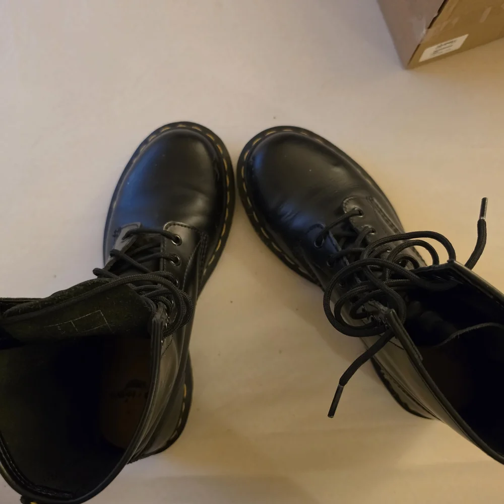Dr. Martens Black Leather Boots - Picture 2 of 7